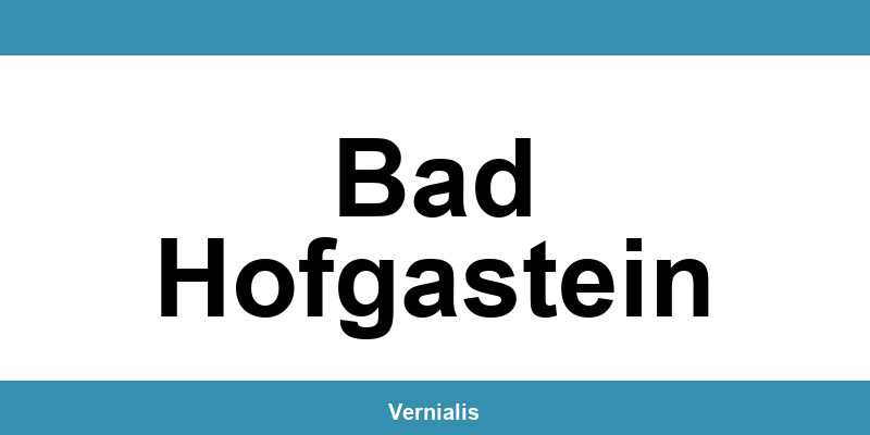 Telefonnummer der Pensionsversicherungsanstalt (PVA) in Bad Hofgastein