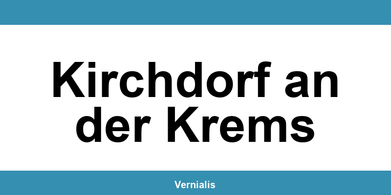 Telefonnummer der Pensionsversicherungsanstalt (PVA) in Kirchdorf an der Krems
