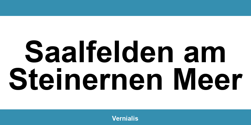 Telefonnummer der Pensionsversicherungsanstalt (PVA) in Saalfelden am Steinernen Meer