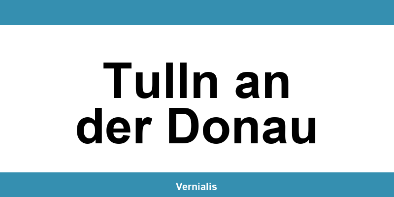 Telefonnummer der Pensionsversicherungsanstalt (PVA) in Tulln an der Donau