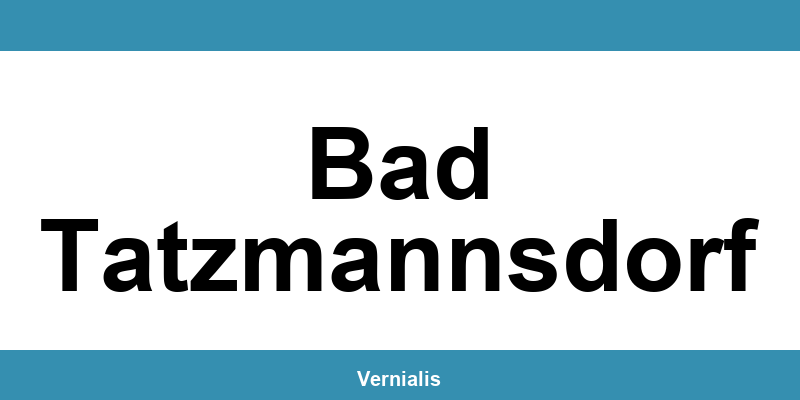 Telefonnummer der Pensionsversicherungsanstalt (PVA) in Bad Tatzmannsdorf