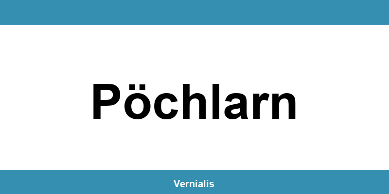 Telefonnummer der Pensionsversicherungsanstalt (PVA) in Pöchlarn